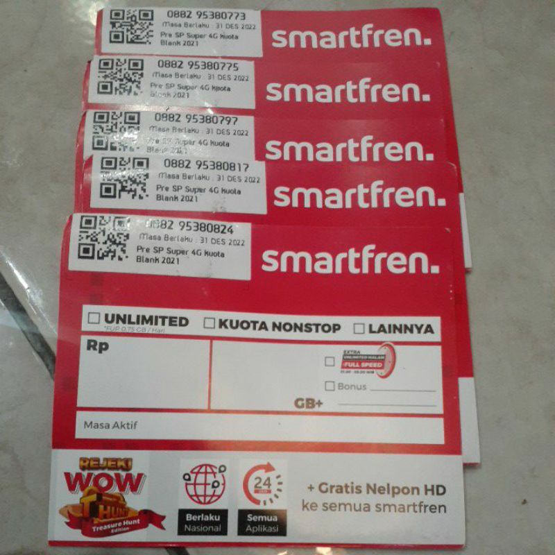 Perdana smartfren  17gb