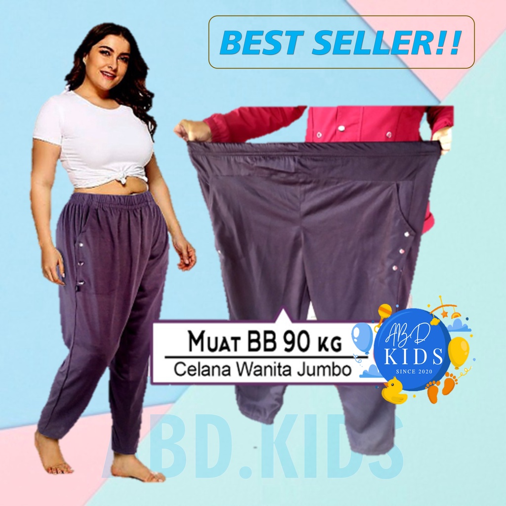 CELANA PANJANG WANITA JUMBO HARIAN WANITA/KOLOR WANITA JUMBO MURAH/CELANA PANJANG JUMBO