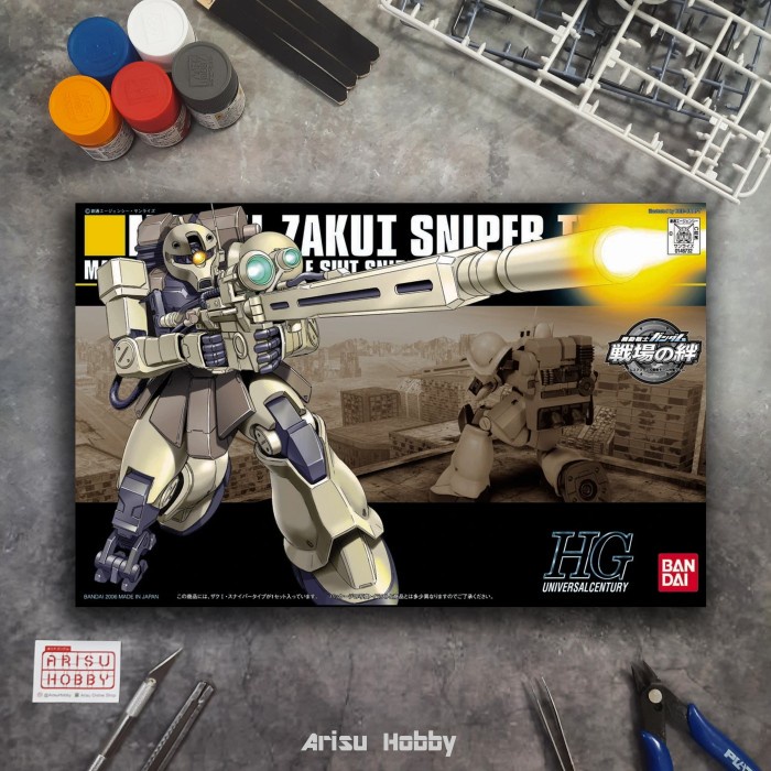 HG HGUC Zaku I Sniper 1/144 Gundam Bandai Model Kit