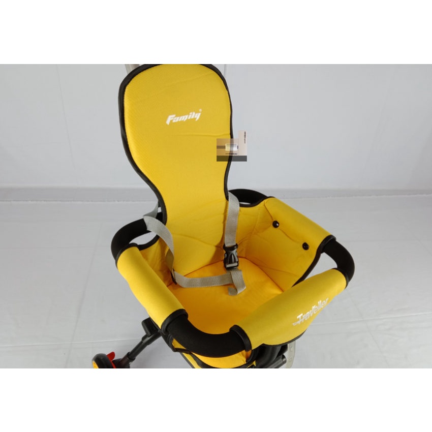 Stroller Anak Kereta Dorong Balita Family The Traveller FS-TRV Garansi kredit Cicilan COD SNI Stroler-Yellow