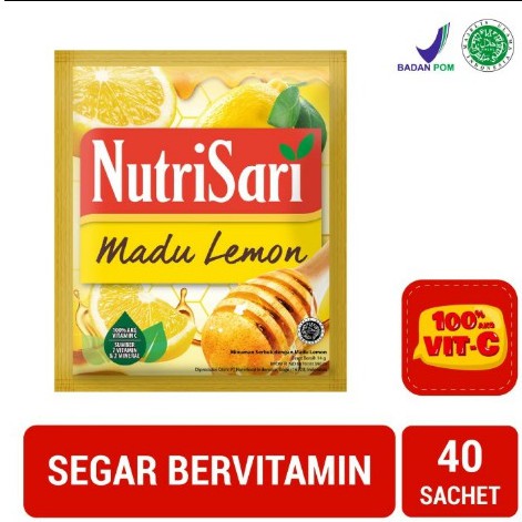 

Nutrisari Madu Lemon Kemasan Sachet 1 Renceng