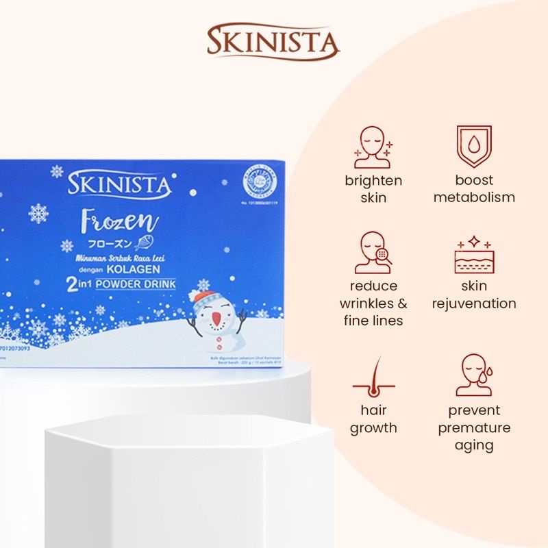 FROZEN COLLAGEN 2 IN 1 Powder Drink, Serbuk, Jaminan Original 100%