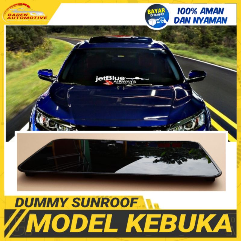 Dummy Sunroof Mobil Universal Model Buka