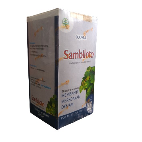 

Kapsul Sambiloto isi 60 Kapsul Tazakka