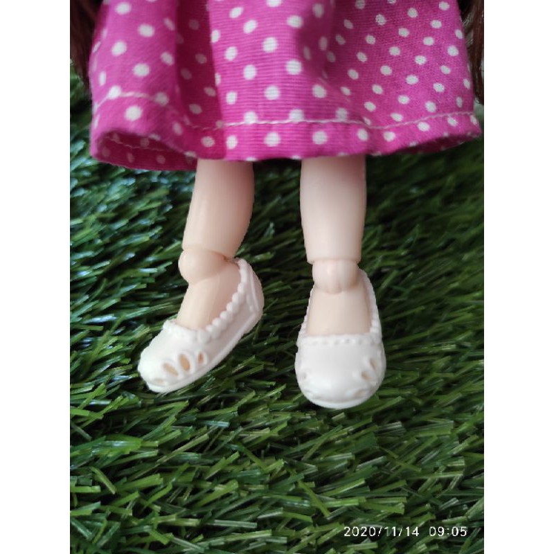 sepatu barbie 16cm bjd mini doll yuna dimple yuki xoxo