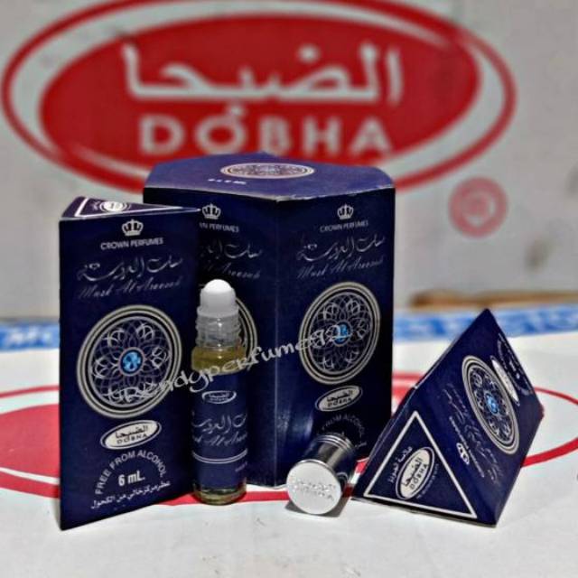 Parfum DOBHA 6ml Non Alkohol Aroma Musk Al Aroosah