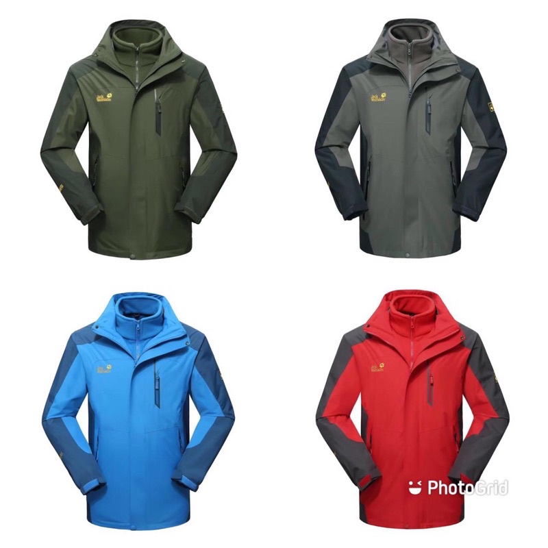 Jaket Outdoor/Gunung JackWolfskin double layer