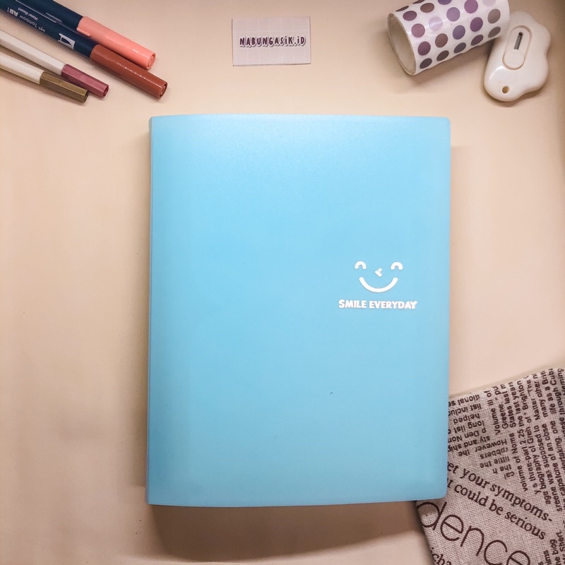 

BINDER ZIPLOCK RING A5 BINDER KEUANGAN A5 BIRU PASTEL |BINDER SINKINGFUND
