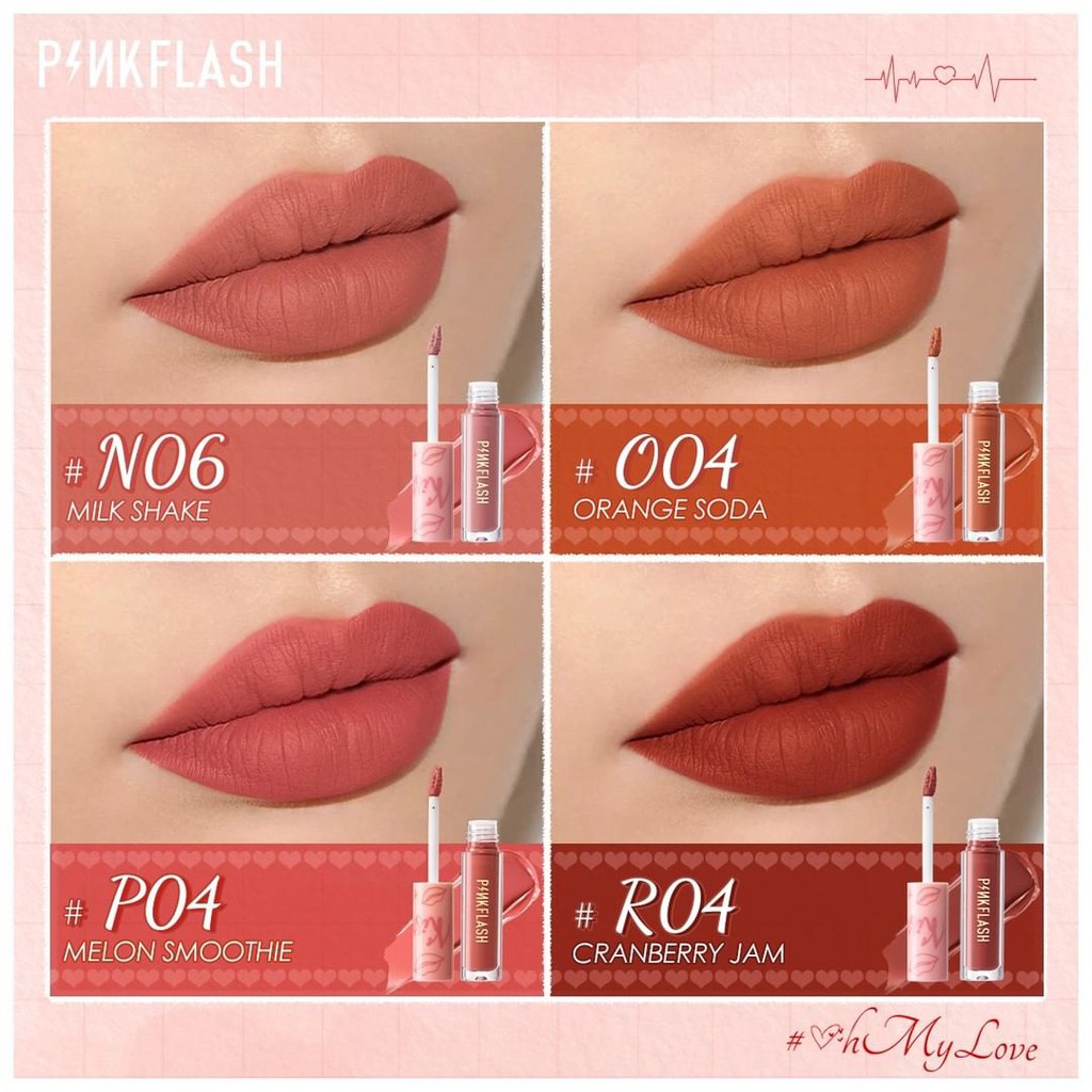 PINKFLASH matte lipcream / lip matte tahan lama