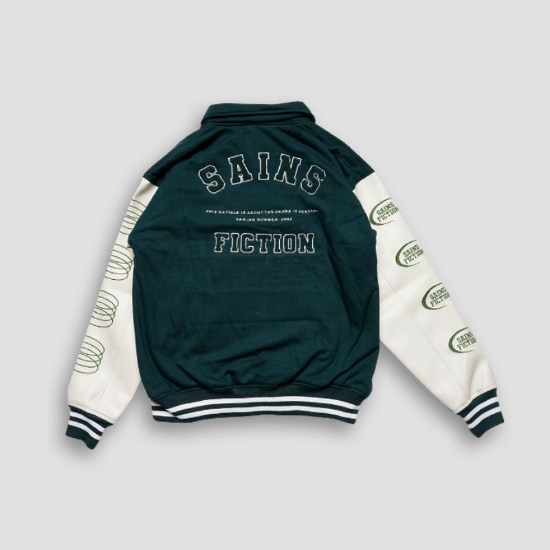 FAILOFFICIAL VARSITY JACKET - SAINS FACTION GREEN