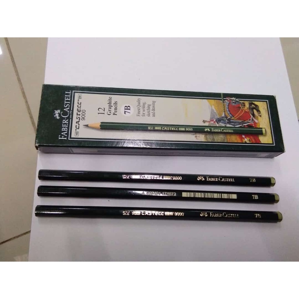 

PENCIL FABER CASTELL 9000 7B ( PENSIL 7B )