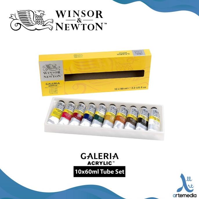

Cat Akrilik Winsor & Newton Galeria 10x60ml Acrylic Tube Set
