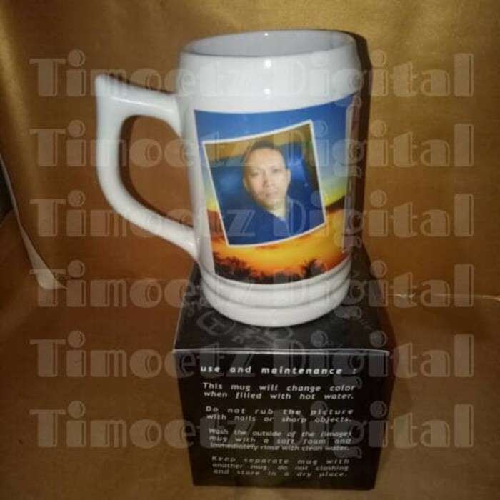 Custom Mug Beer Besar Custom Design Mug Foto / Mug Custom Liberty