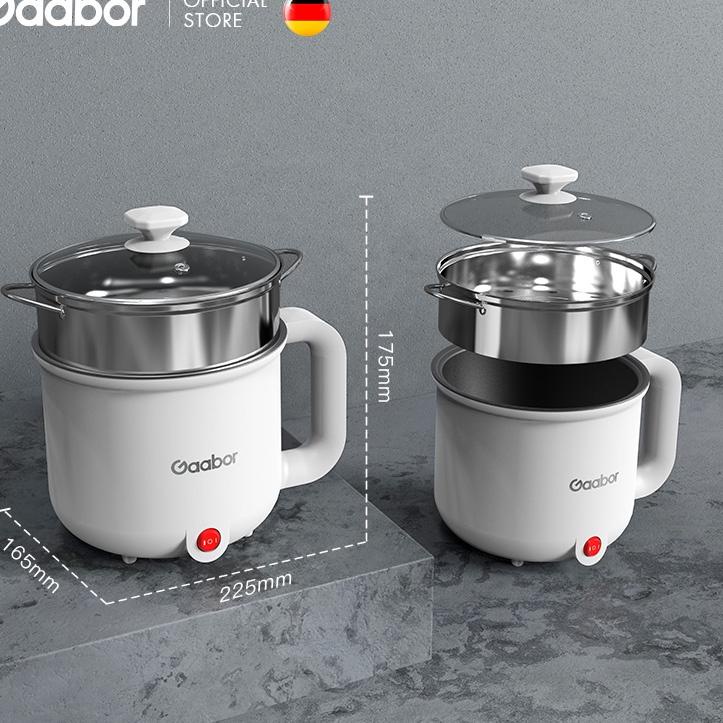 Gaabor Panci Listrik 1,8 L Multifungsi-Panci Listrik Multifungsi Panci Elektrik Serbaguna / GR- N18A