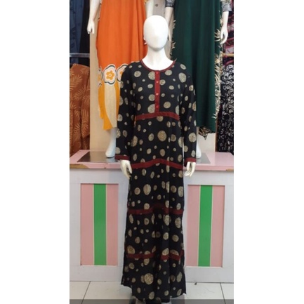 daster putri diana pekalongan//daster panjang sabira putri diana pekalongan//daster panjang kancing 