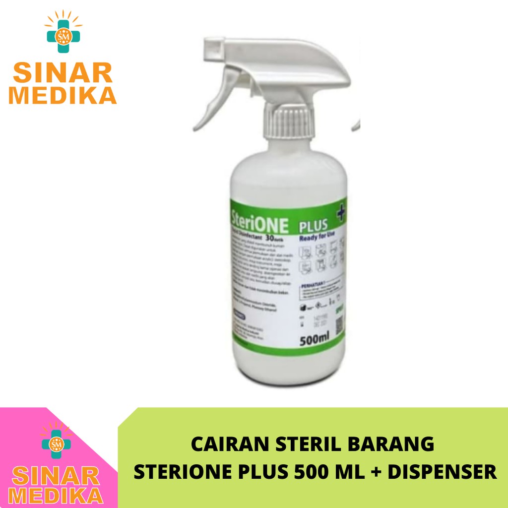 STERIONE PLUS SPRAY 500 ML . RAPID DESINFEKTAN ANTISEPTIK BARANG