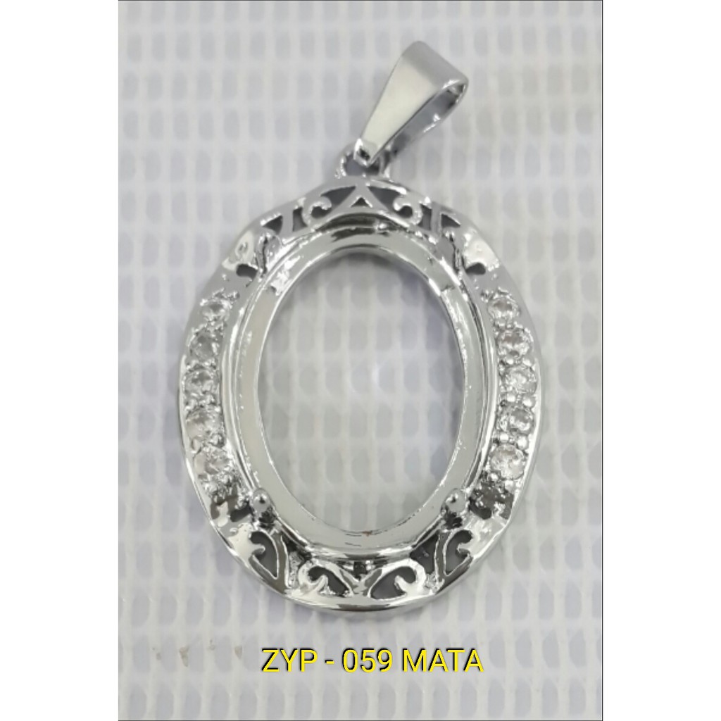 Ring Kalung Titan Liontin ikat batu akik per codi DICS 50% zyp-059mata