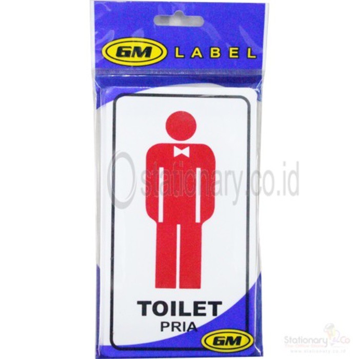

Label Stiker (M) TOILET PRIA / WANITA LM-05