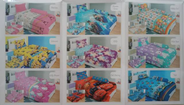 Sprei Lady Rose Ladyrose Single No. 3 Ukuran 120x200 cm 3D 3in1 Disperse Kualitas Premium