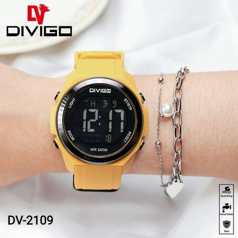 Dv 2109 Jam Tangan Divigo Original Water Resistant Bisa COD