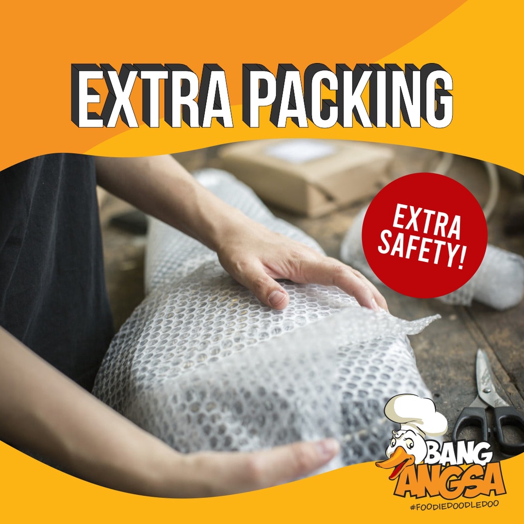 

Extra Packing (Bubble Wrap / Dus) Extra Aman