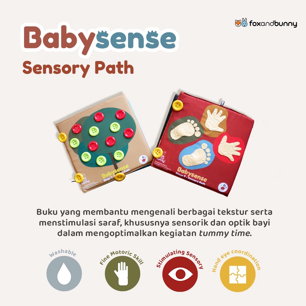 Baby Sense Sensory Path by Fox and Bunny