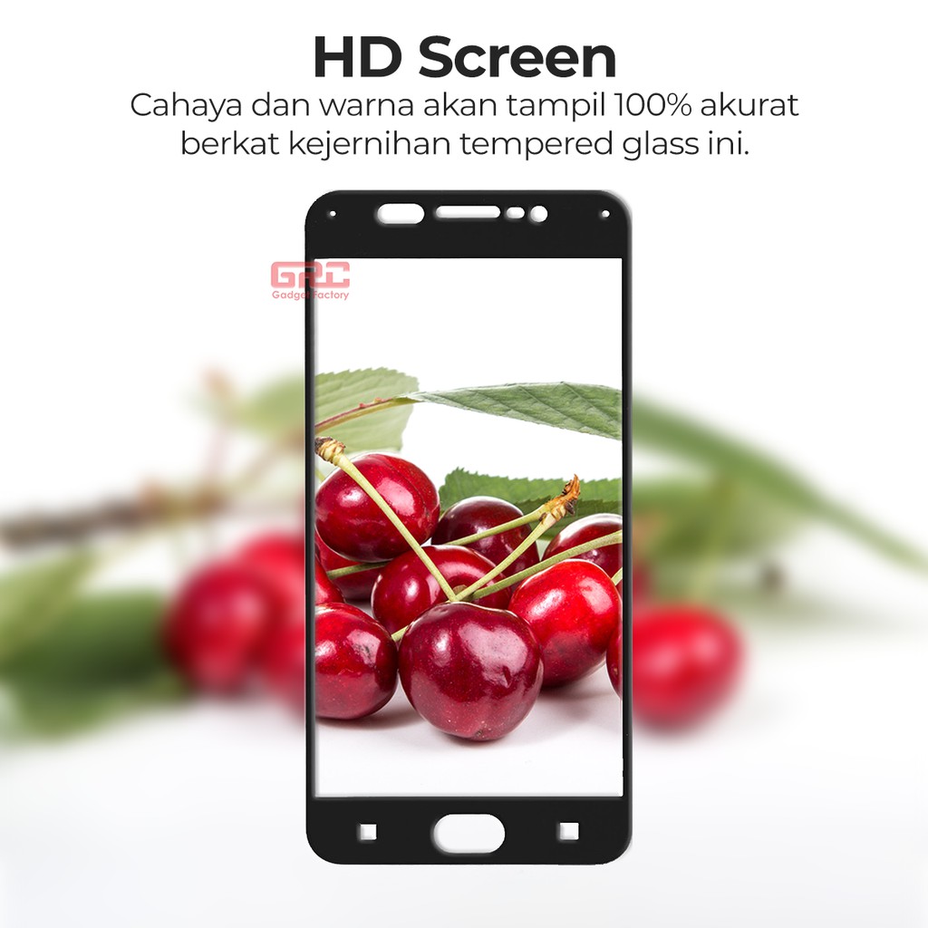 Tempered Glass VIVO V5 HOGO Full Cover Anti Gores Kaca