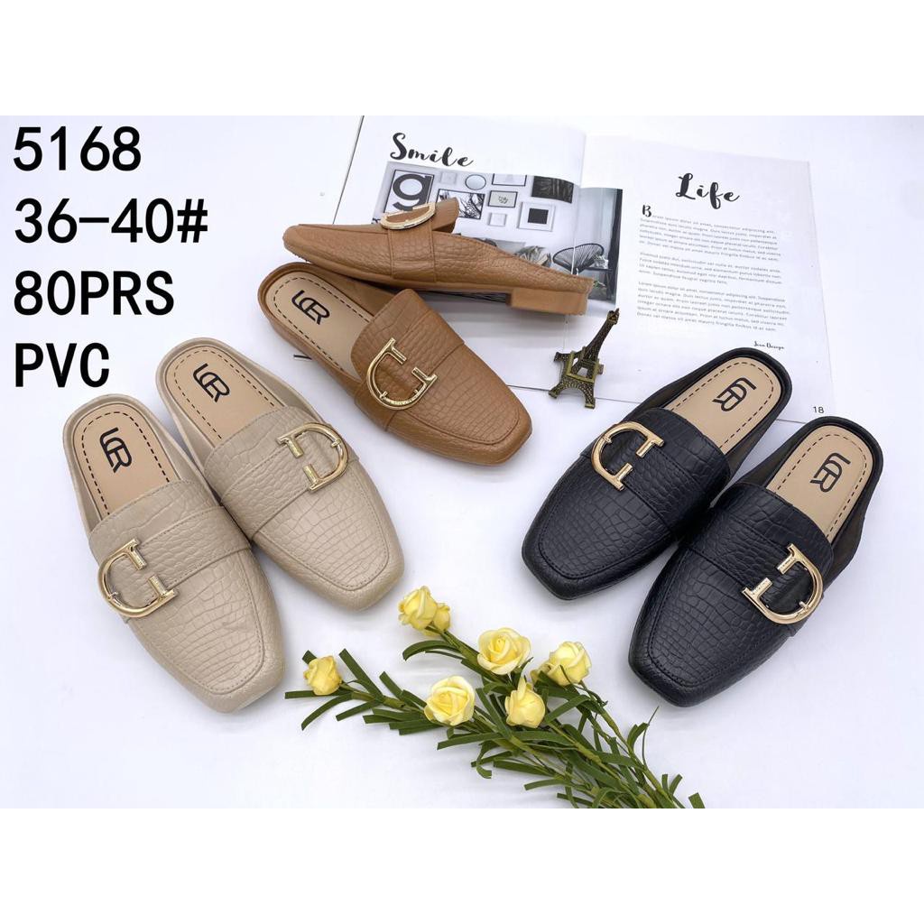 Sandal Selop Wanita Import Ring D Polos &amp; Motif Winola Collection WNL 5168-1