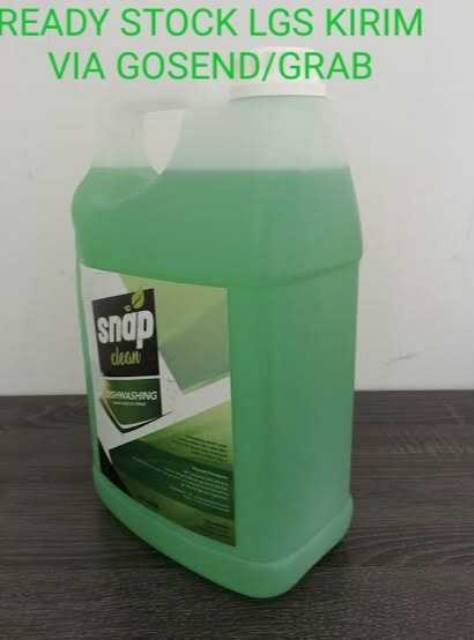 Snap Clean Dishwash soap sabun cuci piring 4 liter