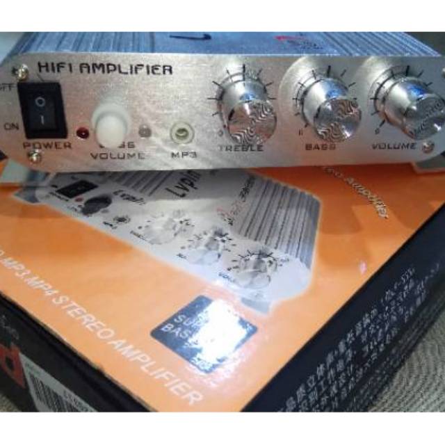 MPro Amplifier 2.1 port subwoofer 2 speaker ampli pasif stereo hifi mobil Lepy LVPIN  LP-838 LP-838 268