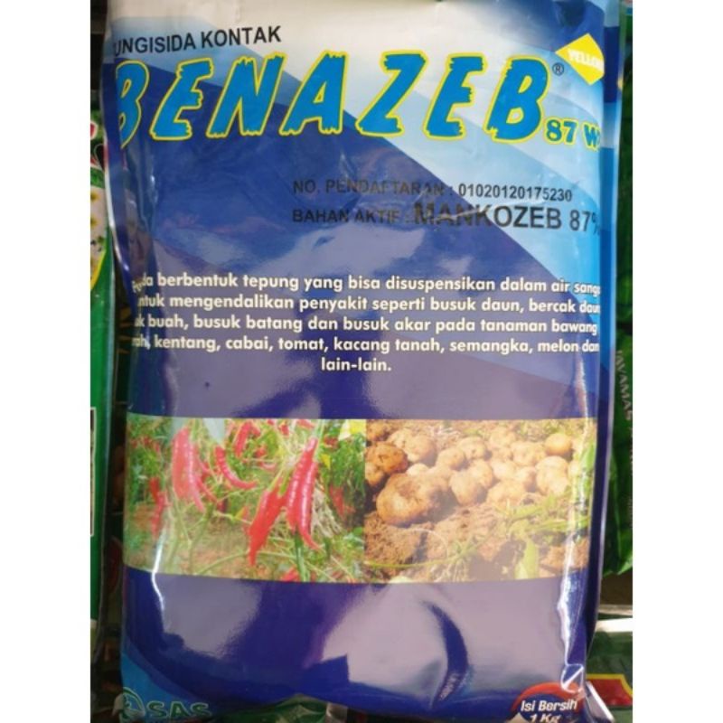 BENAZEB 80WP 1 kg bubuk kuning