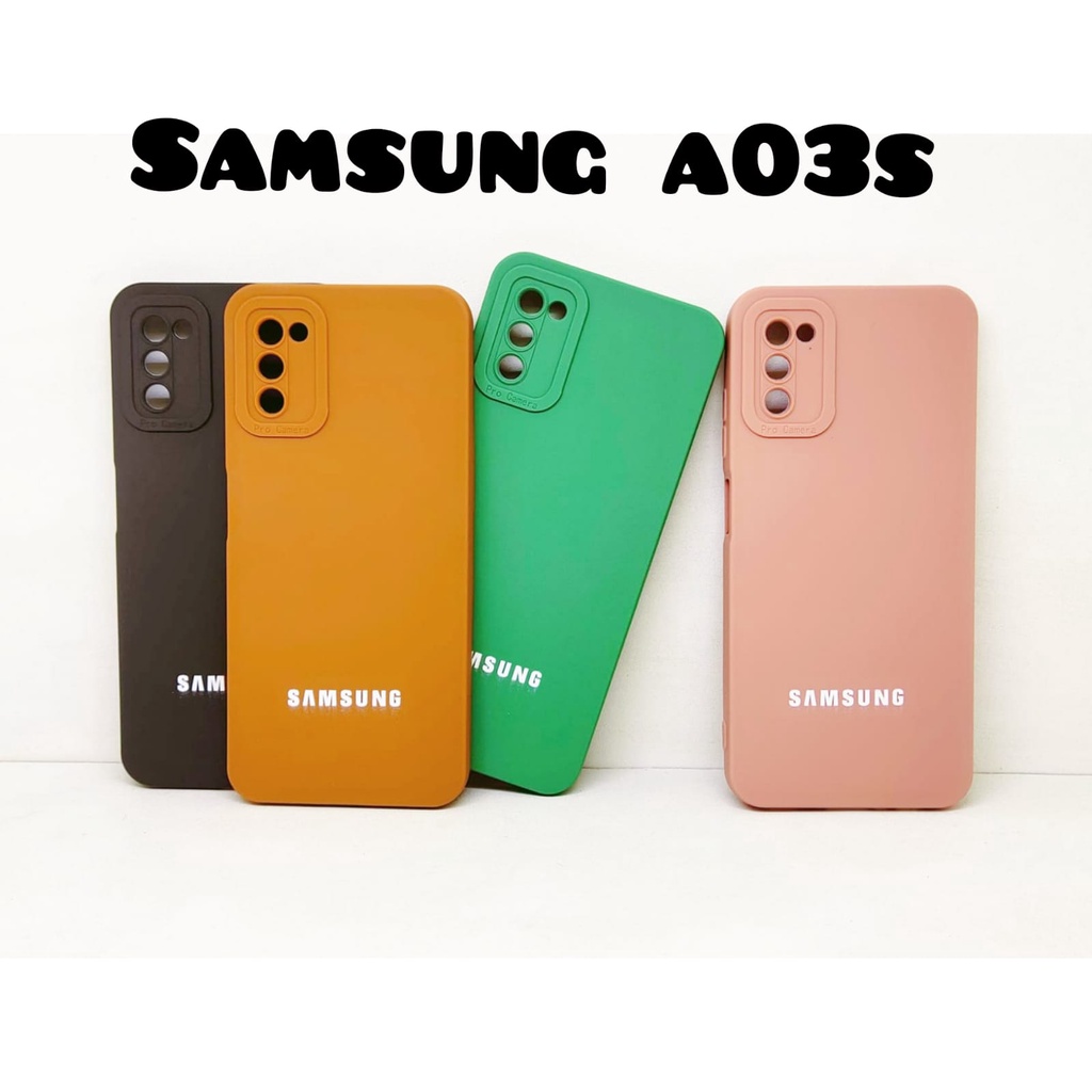 Luxury Soft Matte Case 9D Samsung A03 A10S A22 A11 A12 A02S A03S A51 A31 A32 M11 M12  Solid Color Angel Eye Lens