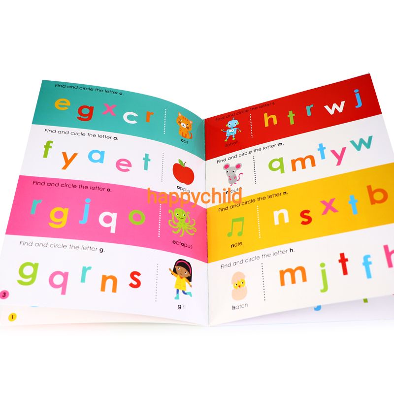 original wipe clean Letters Words and Numbers ready set learn buku anak buku nursery buku impor happychild