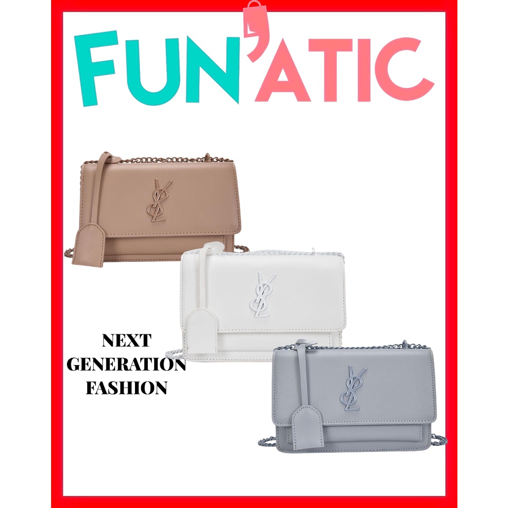 Funatic Tas Selempang Wanita Import Fashion Korea Uk21.5 X 6 X 14.5cm FA961