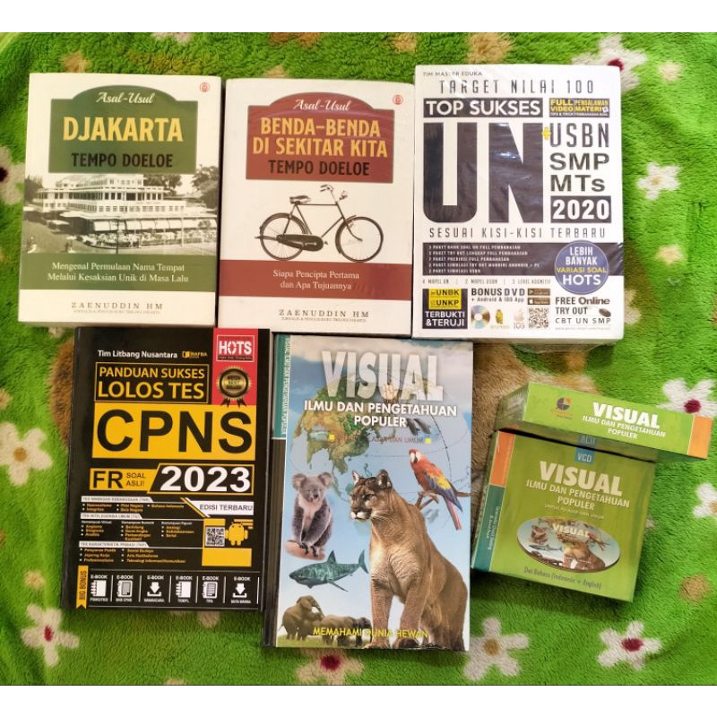 ORIGINAL BUKU ASAL USUL DJAKARTA TEMPO DOELOE, ASAL USUL BENDA BENDA DI SEKITAR KITA TEMPO DOELOE PA