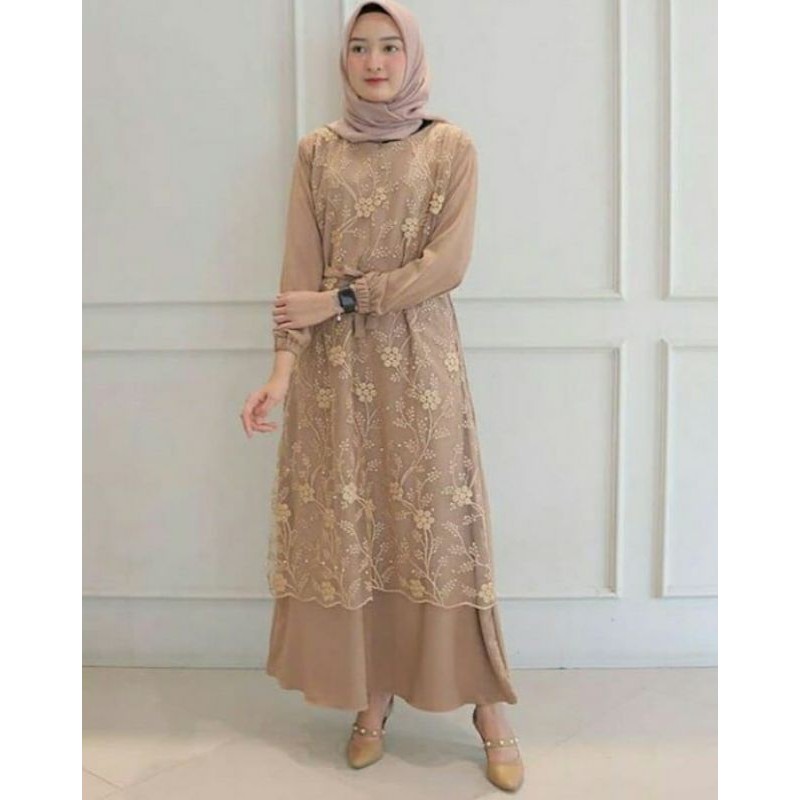 alma dress wanita remaja/dress wanita terbaru 2020/gaun wanita remaja/gamis murah