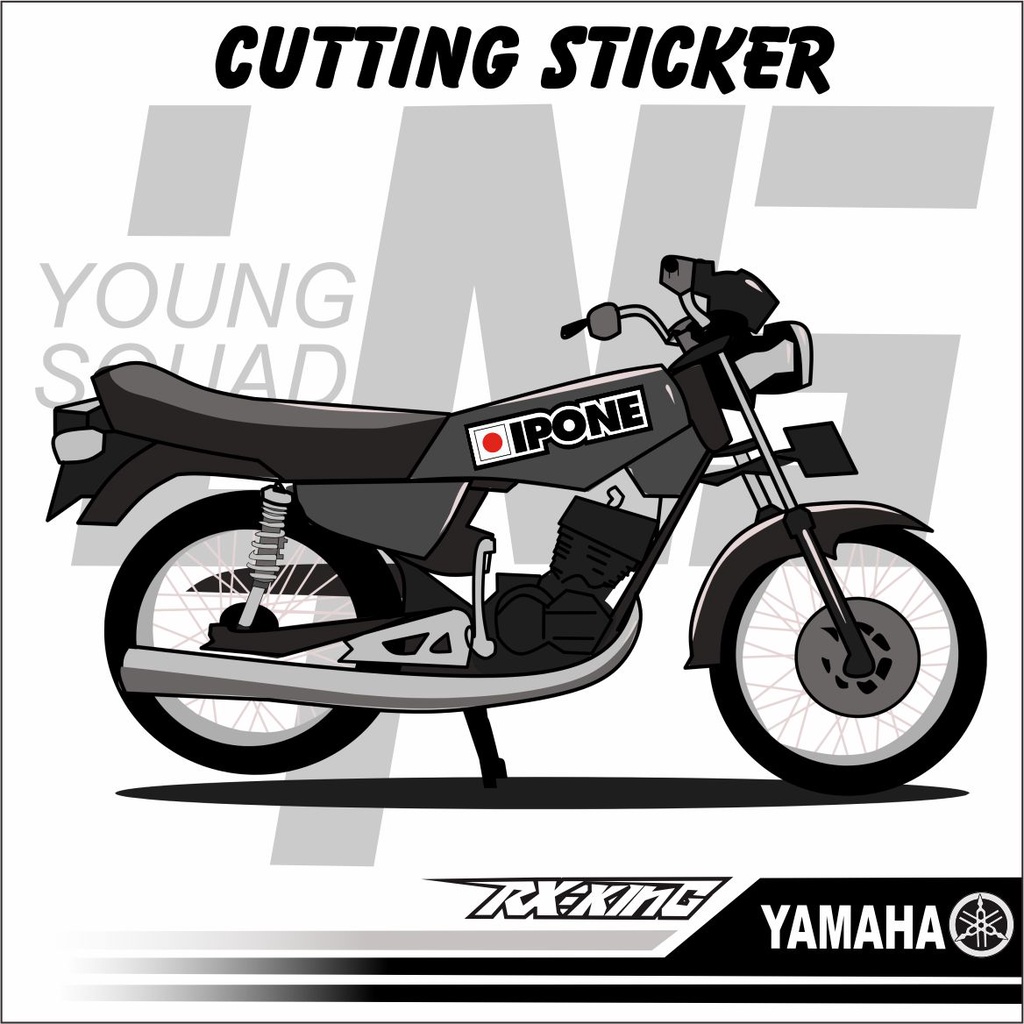 Cutting Rx King Variasi - Sticker rx King Variasi - sticker Motor  Rx King YOUNG SQUAD 10