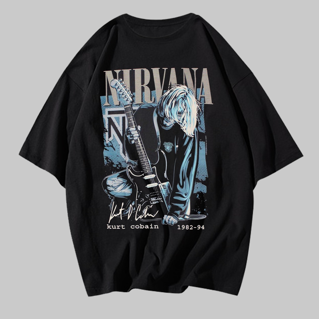 NIRVANA OVERSIZE KURT COBAIN 1982-94 KAOS VINTAGE