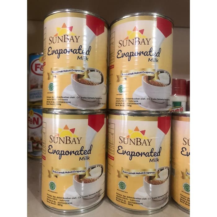 

EVAPORATED MILK / SUSU EVAPORASI SUNBAY