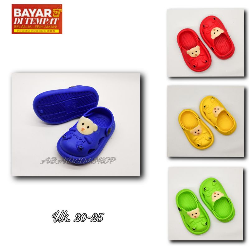 TERMURAH - SANDAL DULUX 378E MOTIF BERUANG TERBARU / SANDAL ANAK BAYI KRAKTER LUCU / SANDAL BAIM DULUX / SANDAL BAIM ANAK-ANAK  TERLARIS / FASHION ANAK / SANDAL KARET