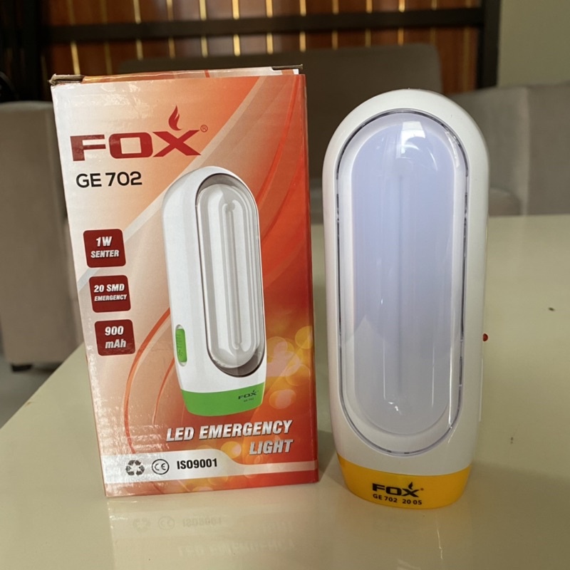 senter lampu emergency fox 702