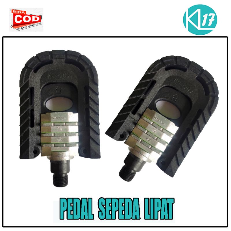 PEDAL LIPAT AS BESAR PEDAL SEPEDA LIPAT FOLDING MTB GUNUNG FIXIE