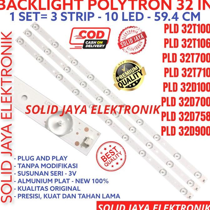 BACKLIGHT LED POLYTRON PLD32T100 PLD32T106 PLD32T700 PLD32T710 LAMPU