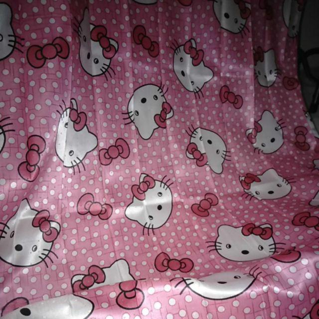 Gorden Hellokitty Saten Gorden  Pintu  Gorden Jendela Saten Halus #gorden# Godyn  Hellokitty Pintu #