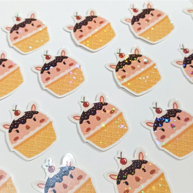 

Animal Crossing Merengue Hologram Sticker Set