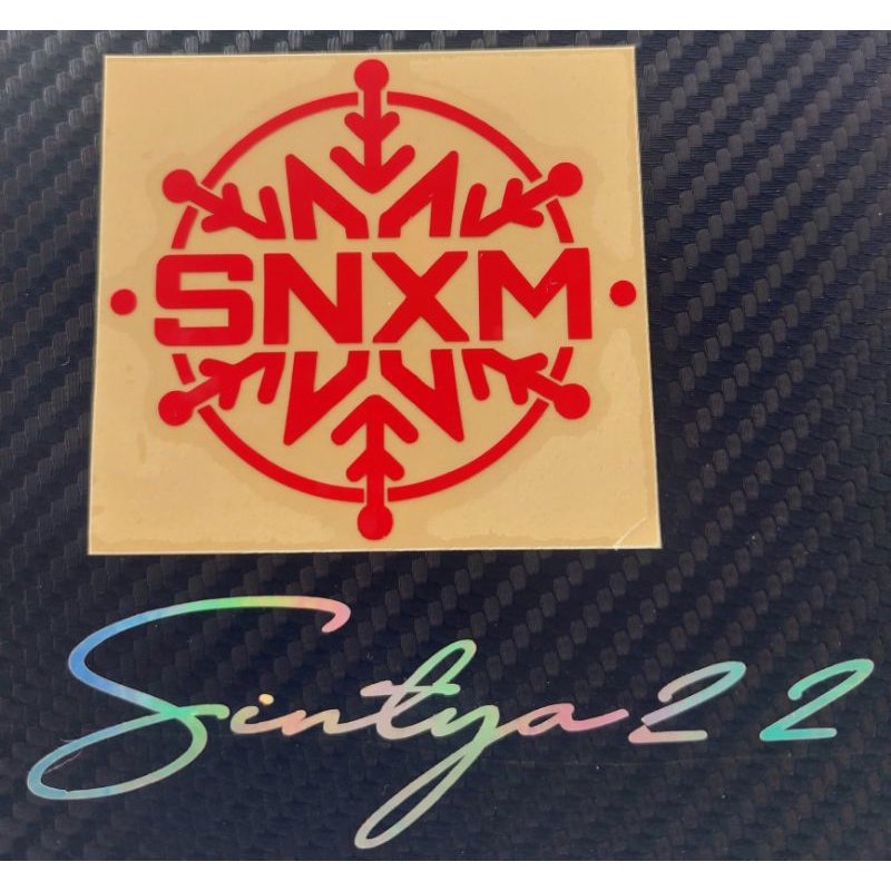 

STICKER LOGO SNXM CUTTING