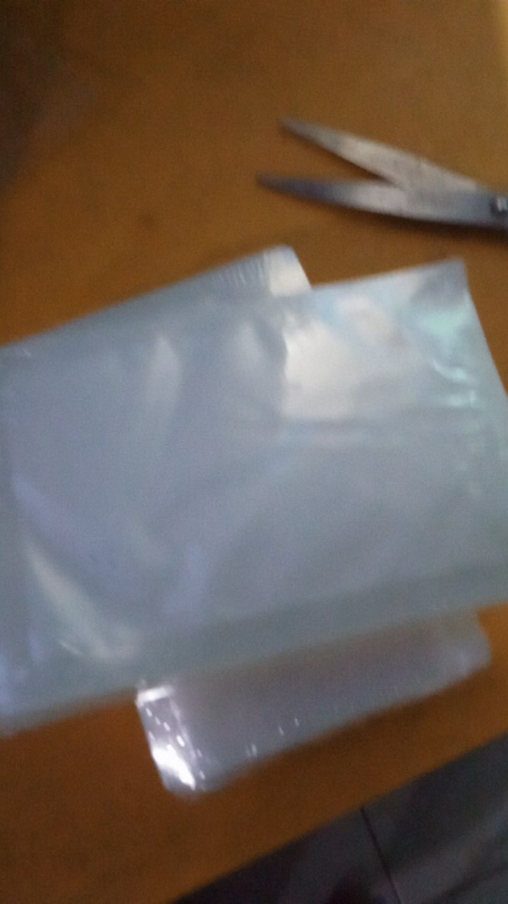 Plastik Vacuum Sealer Emboss Lembaran (10 X 15 Cm) - 100 Pcs / Plastik Vacum Embossed