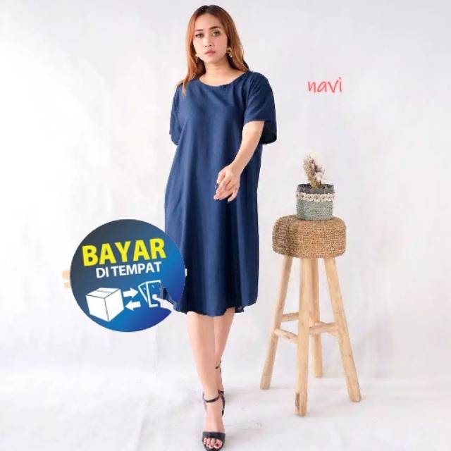 Daster / Dress Bali polos Jumbo