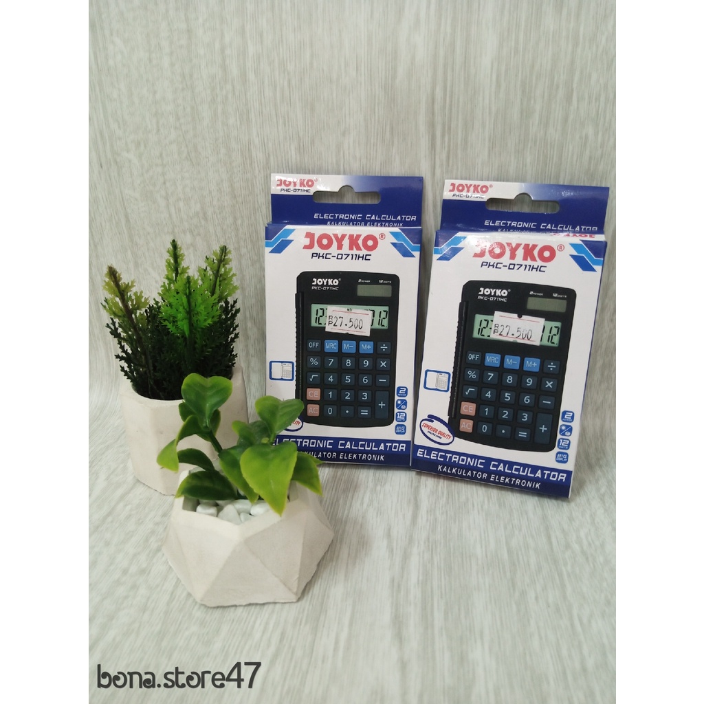 

KALKULATOR JOYKO PKC-0711H MINI || KALKULATOR DAGANG || ALAT HITUNG || 12 DIGIT (CHECK AND CORRECT) || ELECTRONIC CALCULATOR ||