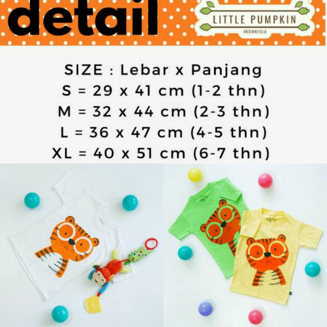 Kaos Little Pumpkin New Collection/ Premium Quality Little Pumpkin/ Little pumpkin baju bayi